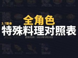 原神秘制：魈隐匿世间的特殊料理之奥秘全解析