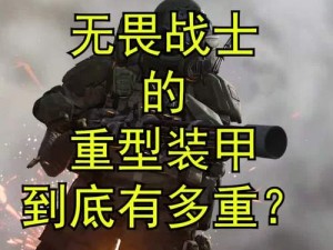 关于武器之勇士的全面介绍：勇猛无畏的战士与他们的致命武器