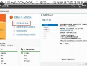 老太婆 WINDOWSVPS，功能强大、操作便捷的海外服务器