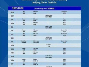 世界姓交大 2023 年赛程，激情赛事，等你来战