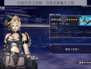 大蛇无双 2 攻略：完美征服魔王之路