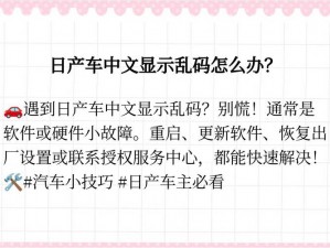 中文乱幕日产无线码 10 区，为何总是乱码？该如何解决？