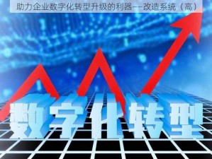 助力企业数字化转型升级的利器——改造系统（高）