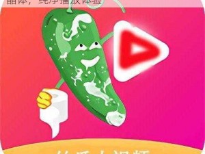 黄瓜视频 APP 下载安装无限看，丝瓜苏州晶体，纯净播放体验