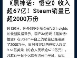 黑悟空 STEAM 售价