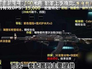 全民突击武器深度解析：强弱对比与战力提升策略详解