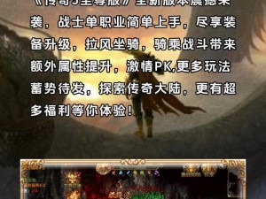 传奇至尊元神版电脑版下载攻略及安装指南：全面解析安装步骤与注意事项