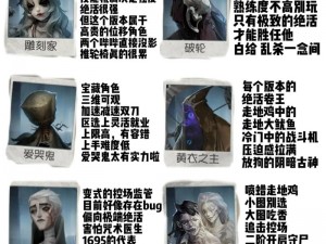 第五人格攻略：轻松上阵，最简单的监管者角色推荐