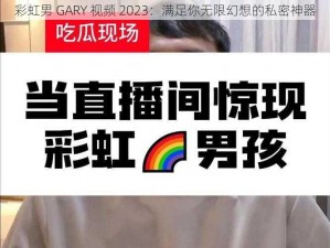 彩虹男 GARY 视频 2023：满足你无限幻想的私密神器