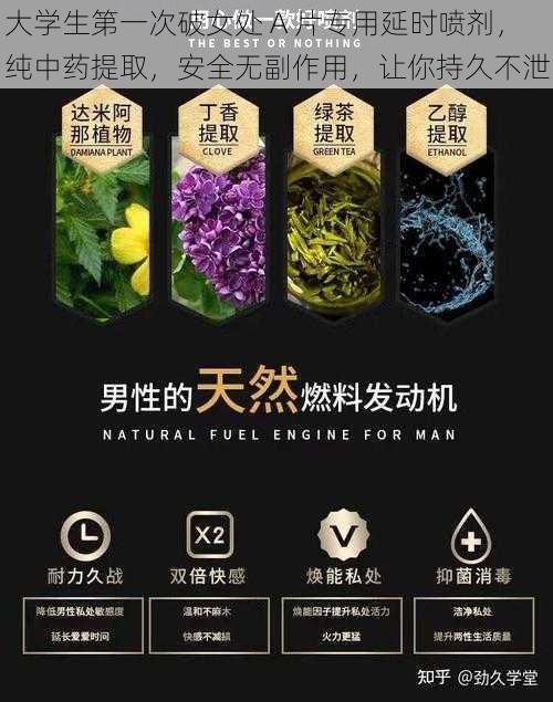 大学生第一次破女处 A 片专用延时喷剂，纯中药提取，安全无副作用，让你持久不泄