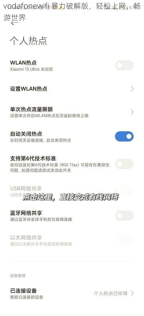 vodafonewifi 暴力破解版，轻松上网，畅游世界