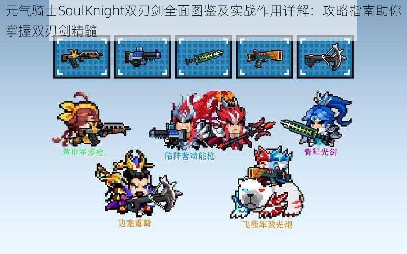 元气骑士SoulKnight双刃剑全面图鉴及实战作用详解：攻略指南助你掌握双刃剑精髓