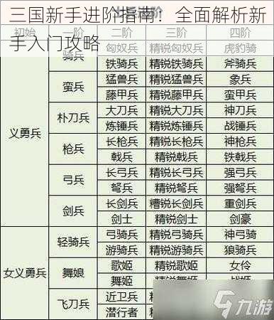 三国新手进阶指南：全面解析新手入门攻略