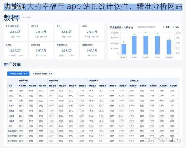 功能强大的幸福宝 app 站长统计软件，精准分析网站数据