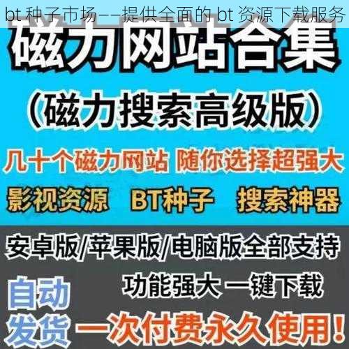 bt 种子市场——提供全面的 bt 资源下载服务