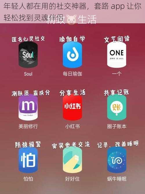 年轻人都在用的社交神器，套路 app 让你轻松找到灵魂伴侣