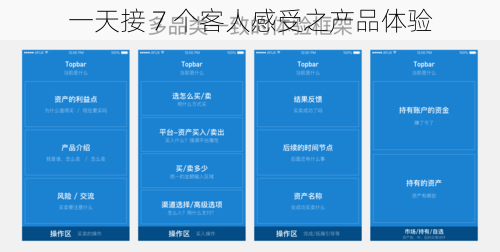 一天接 7 个客人感受之产品体验