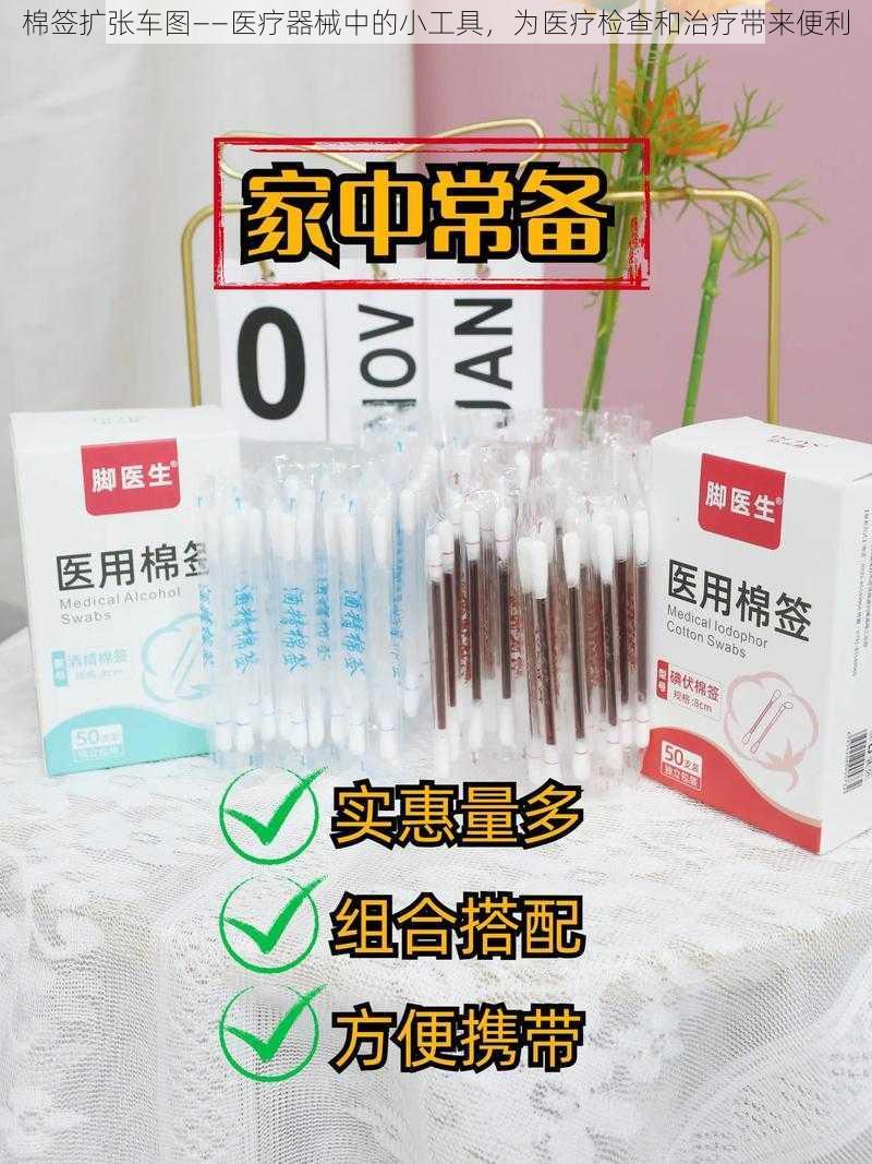 棉签扩张车图——医疗器械中的小工具，为医疗检查和治疗带来便利