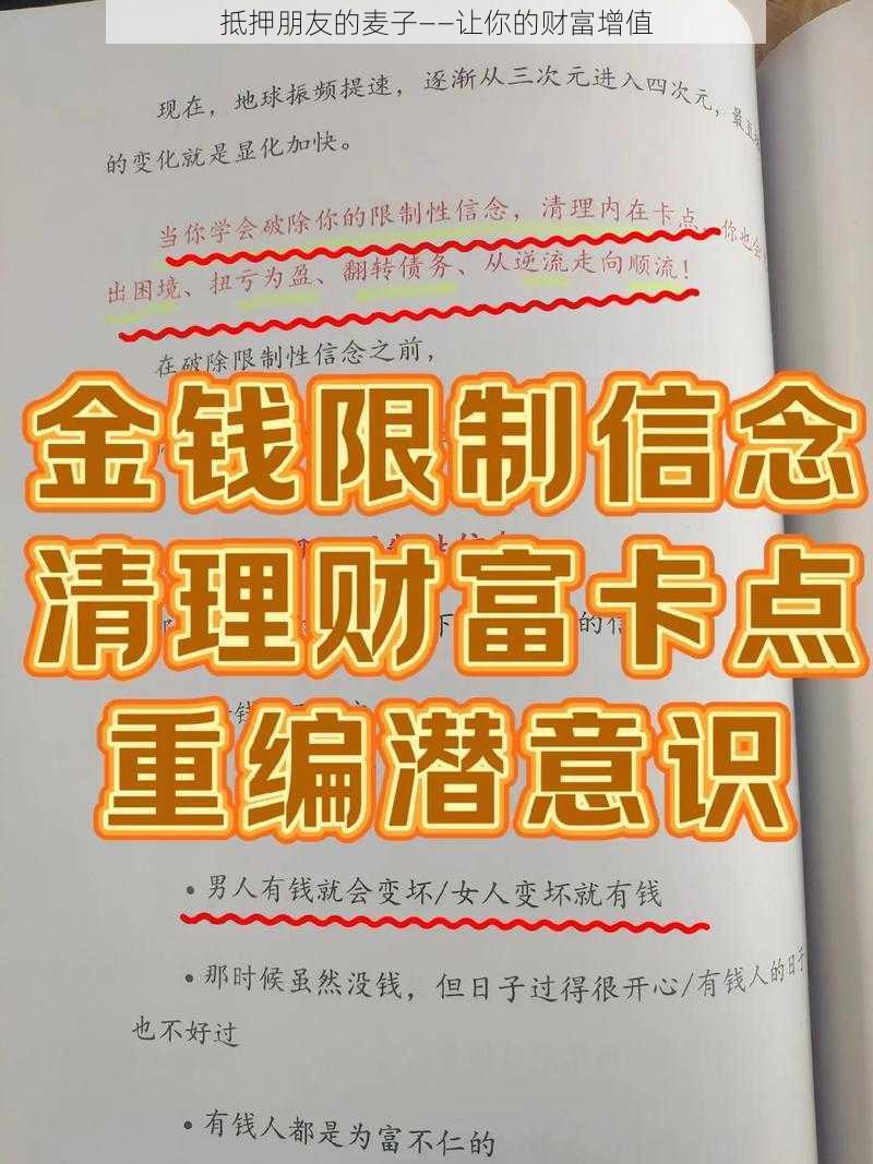 抵押朋友的麦子——让你的财富增值