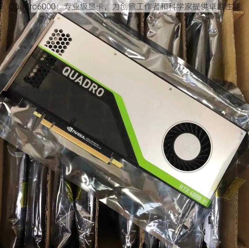 Quadro6000：专业级显卡，为创意工作者和科学家提供卓越性能