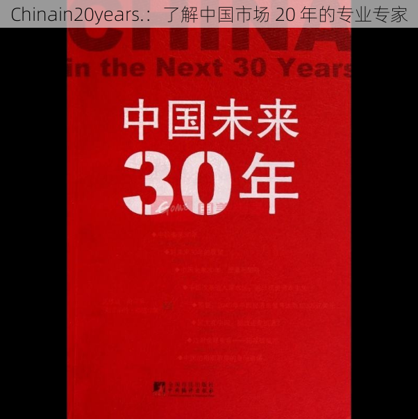 Chinain20years.：了解中国市场 20 年的专业专家