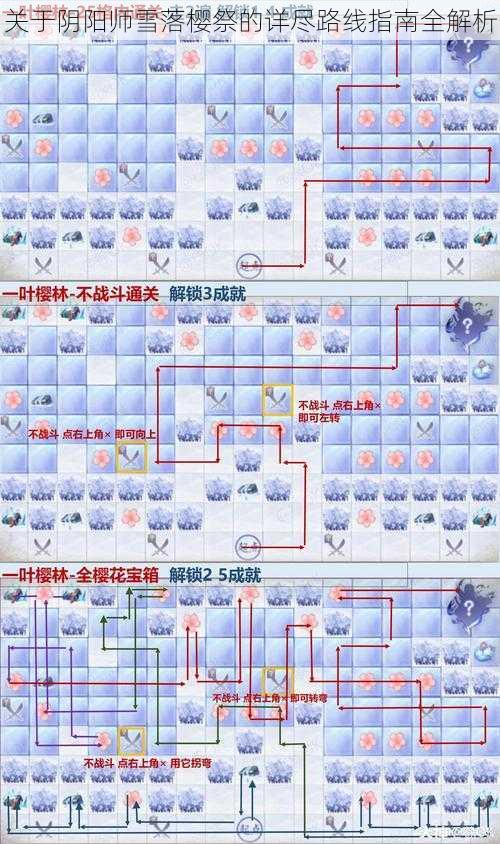 关于阴阳师雪落樱祭的详尽路线指南全解析