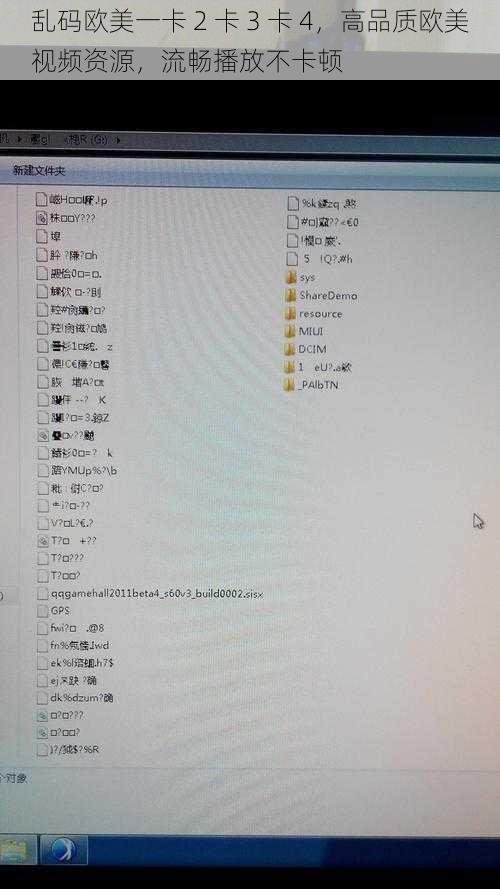 乱码欧美一卡 2 卡 3 卡 4，高品质欧美视频资源，流畅播放不卡顿