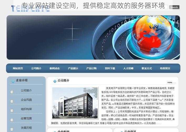 专业网站建设空间，提供稳定高效的服务器环境