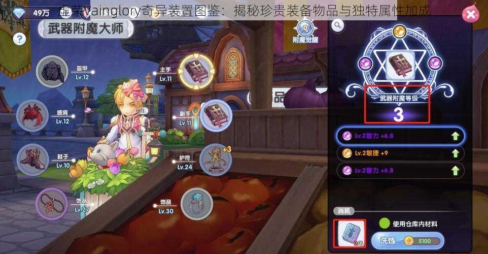 虚荣Vainglory奇异装置图鉴：揭秘珍贵装备物品与独特属性加成