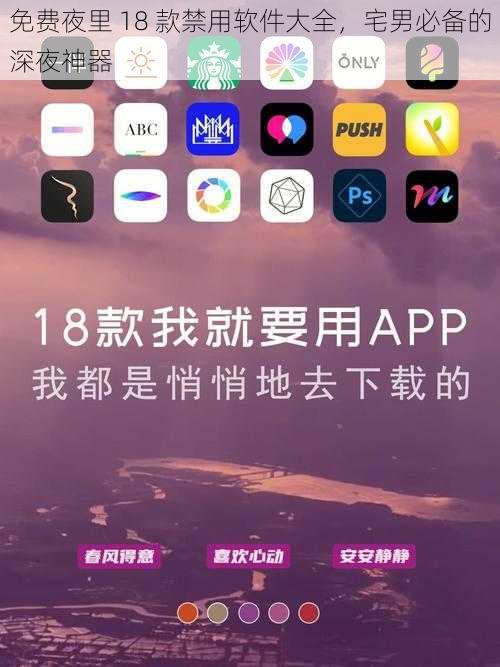 免费夜里 18 款禁用软件大全，宅男必备的深夜神器