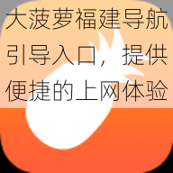 大菠萝福建导航引导入口，提供便捷的上网体验