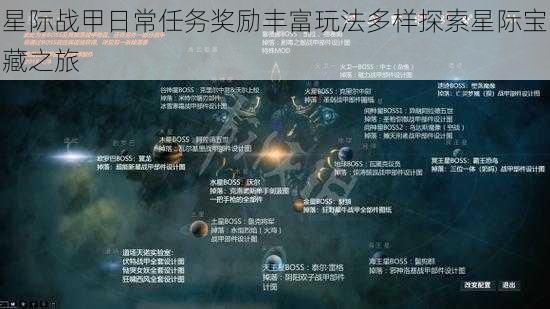 星际战甲日常任务奖励丰富玩法多样探索星际宝藏之旅