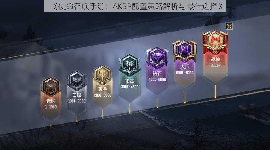 《使命召唤手游：AKBP配置策略解析与最佳选择》