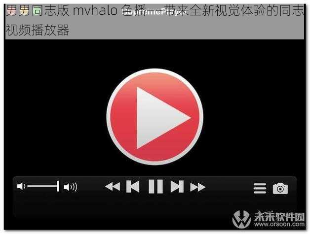 男男同志版 mvhalo 色播——带来全新视觉体验的同志视频播放器