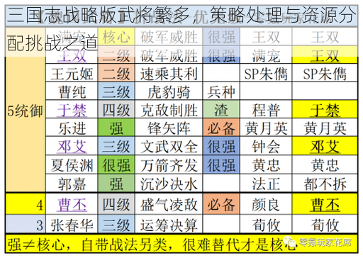 三国志战略版武将繁多，策略处理与资源分配挑战之道