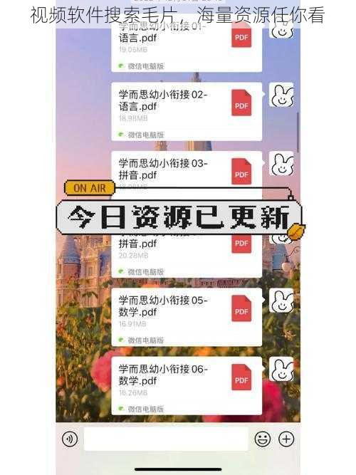 视频软件搜索毛片，海量资源任你看