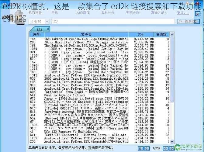 ed2k 你懂的，这是一款集合了 ed2k 链接搜索和下载功能的神器