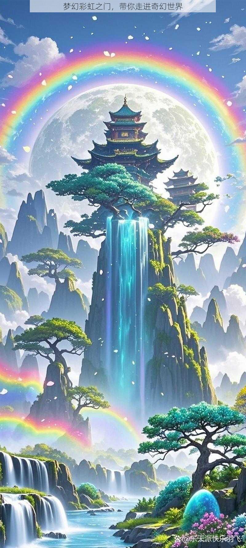 梦幻彩虹之门，带你走进奇幻世界