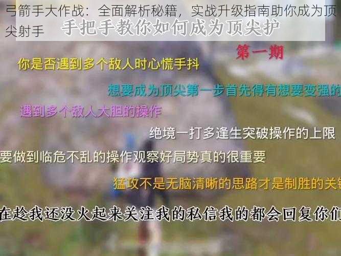 弓箭手大作战：全面解析秘籍，实战升级指南助你成为顶尖射手