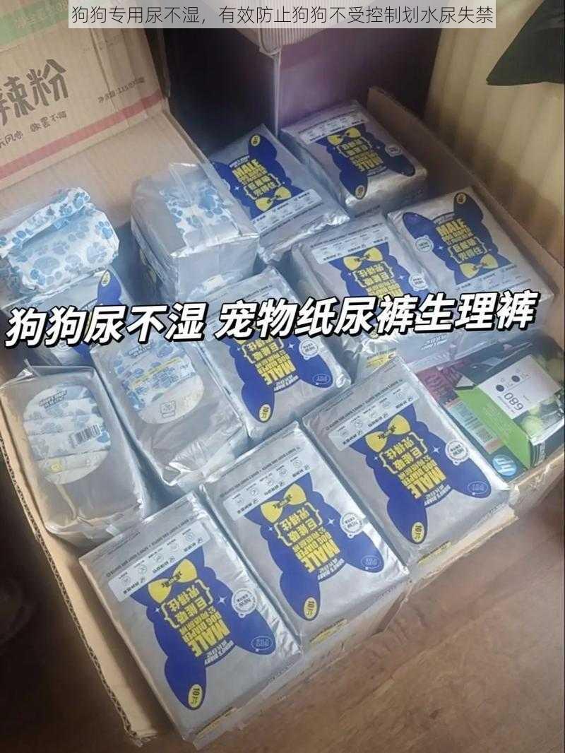 狗狗专用尿不湿，有效防止狗狗不受控制划水尿失禁