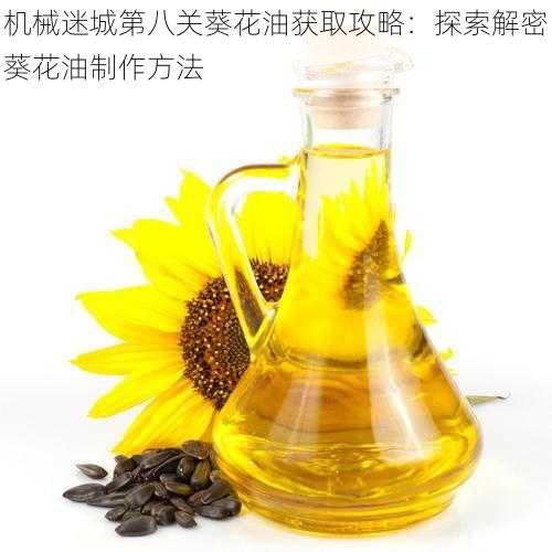 机械迷城第八关葵花油获取攻略：探索解密葵花油制作方法