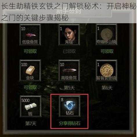 长生劫精铁玄铁之门解锁秘术：开启神秘之门的关键步骤揭秘