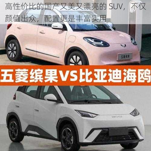 高性价比的国产又美又漂亮的 SUV，不仅颜值出众，配置更是丰富实用