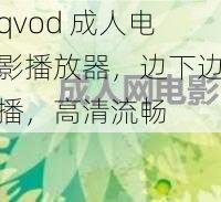 qvod 成人电影播放器，边下边播，高清流畅