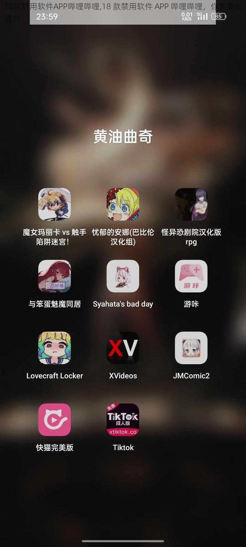 18款禁用软件APP哔哩哔哩,18 款禁用软件 APP 哔哩哔哩，你需要知道的