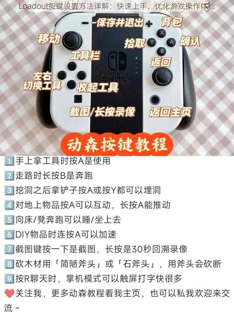 Loadout按键设置方法详解：快速上手，优化游戏操作体验