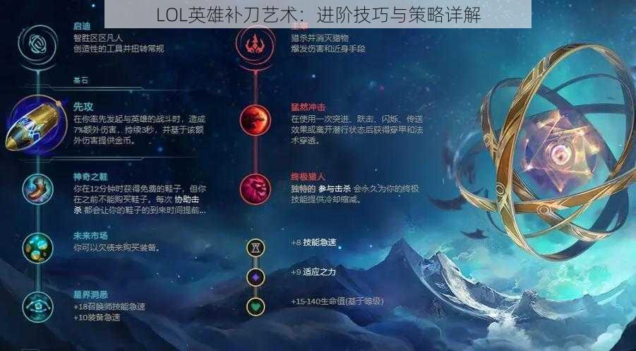 LOL英雄补刀艺术：进阶技巧与策略详解