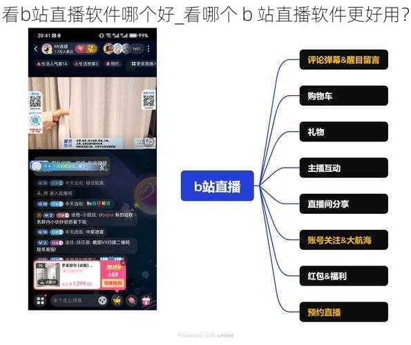 看b站直播软件哪个好_看哪个 b 站直播软件更好用？