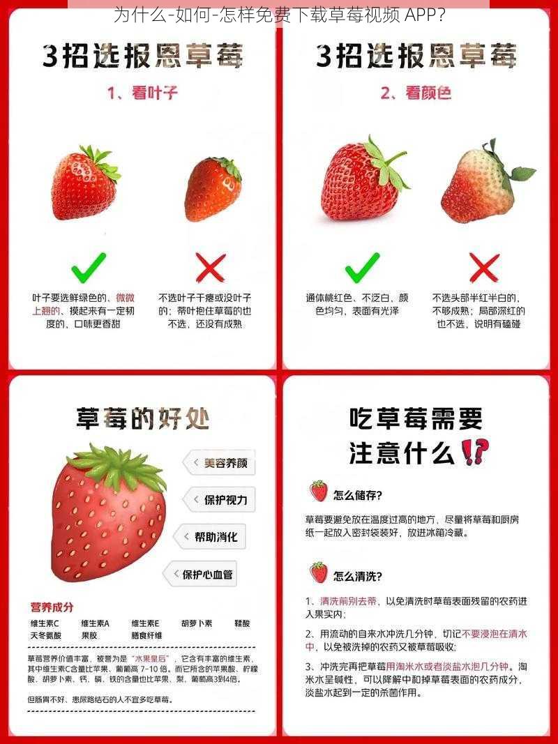 为什么-如何-怎样免费下载草莓视频 APP？