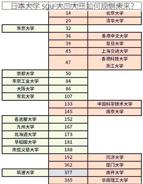 日本大学 sgu 大二大三如何规划未来？